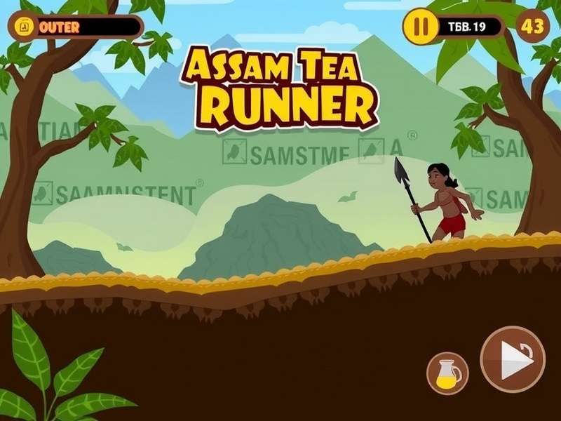 Assam Tea Runner Power-ups and Collectibles